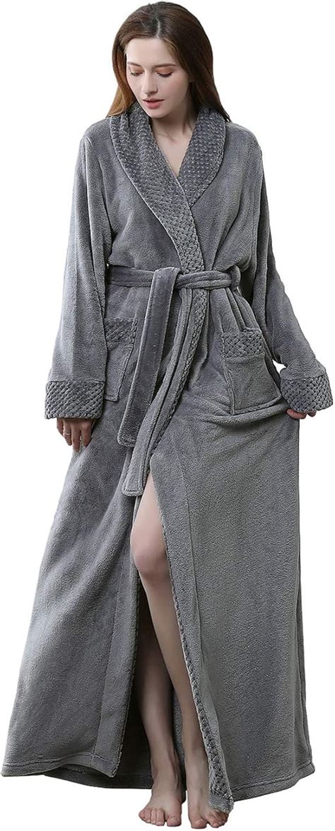 amazon womens long robes|best women's bathrobe amazon.